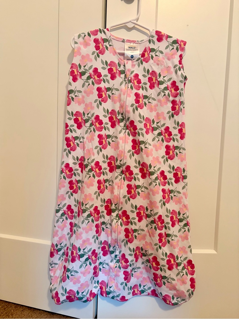 Halo baby sleepsack - Pink Floral